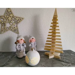 Weihnachtsbaum aus Holz, gefächert