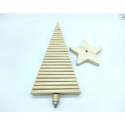 Weihnachtsbaum aus Holz, gefächert