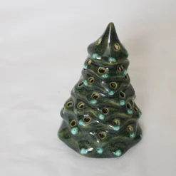 Weihnachtsbaum, Keramik, Handarbeit, Christbaum, Schneeeffekt, Weihnachtsschmuck, Weihnachtsdekoration