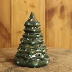 Weihnachtsbaum, Keramik, Handarbeit, Christbaum, Schneeeffekt, Weihnachtsschmuck, Weihnachtsdekoration