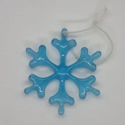 Weihnachtsbaumanhänger in Eiskristall Optik