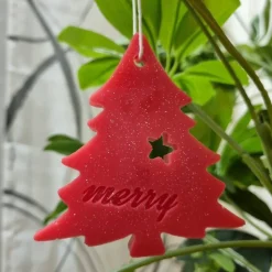 Weihnachtsbaumanhänger in Tannenbaum Optik