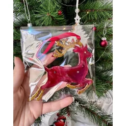 Weihnachtsbaumdeko Resin –  Fee – Epoxidharz Anhänger Weihnachten Geschenk