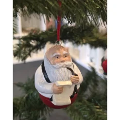 Weihnachtsbaumschmuck aus Keramik - Nikolaus - Weihnachtsmann