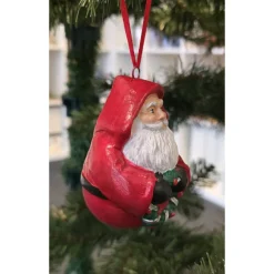 Weihnachtsbaumschmuck aus Keramik - Nikolaus - Weihnachtsmann
