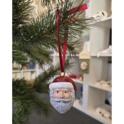 Weihnachtsbaumschmuck aus Keramik - Nikolaus - Weihnachtsmann