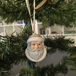 Weihnachtsbaumschmuck aus Keramik - Nikolaus - Weihnachtsmann