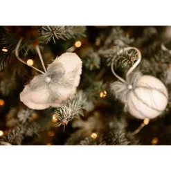 Weihnachtsbaumschmuck Tannenbaumschmuck Christmas Schmuck Handgemacht Handmade Weihnachtsgeschenk boho Rustikale beige
