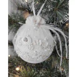 Weihnachtsbaumschmuck Weihnachtsdekor Weihnachtsgeschenk Tannenbaumschmuck Christbaumkugel weiß Aschenputtel Kutsche