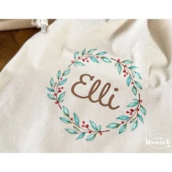 Weihnachtsbeutel / Baumwollbeutel / Personalisiert / Geschenk zu Weihnachten/ Geschenkesack / X-MAS