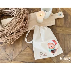 Weihnachtsbeutel / Baumwollbeutel / Personalisiert / Geschenk zu Weihnachten/ Geschenkesack / X-MAS