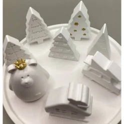 Weihnachtsbärchen Land 9-teilig aus Raysin – Handgefertigte Weihnachtsdeko zum Umdekorieren