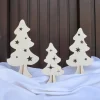 Weihnachtsbäumchen 3er-Set aus Holz, Tannenbäumchen, Dekobäumchen