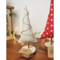 Weihnachtsbäume handgemacht Deko – Einzigartige Weihnachtsbaum-Deko aus Holz, 22 cm