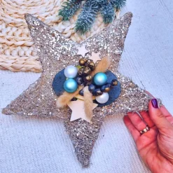 Weihnachtsdeko 2024 | Deko Adventszeit | Tischdeko Weihnachten | Adventszeit | Weihnachtsdeko Ideen | Stern | Gesteck