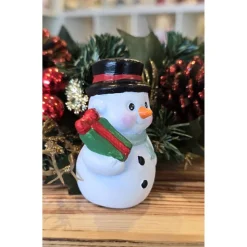 Weihnachtsdeko aus Keramik - Schneemann 1 - Wnterdeko -