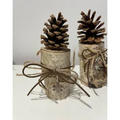 Weihnachtsdeko Baumstämme Mitbringsel Wichtelgeschenk