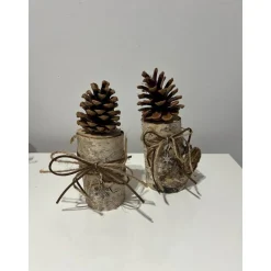 Weihnachtsdeko Baumstämme Mitbringsel Wichtelgeschenk