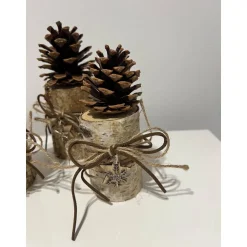 Weihnachtsdeko Baumstämme Mitbringsel Wichtelgeschenk