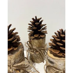 Weihnachtsdeko Baumstämme Mitbringsel Wichtelgeschenk