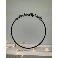 Weihnachtsdeko Ring, Weihnachten, Kranz, es weihnachtet sehr, it's cold outside, Wintetdeko, Fensterdeko,