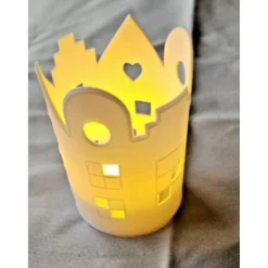 Weihnachtsdeko Turm Haus Keramik mit LED Teelicht – stimmungsvolle Winterdeko