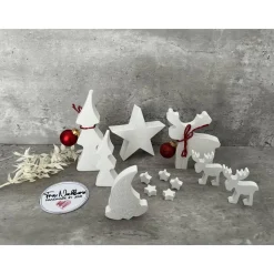 Weihnachtsdeko wahlweise im Set, Stern, Christbaumkugeln, Tannenbaum, Rentier, Raysin, Deko, Winterzeit, Weihnachten, Ad