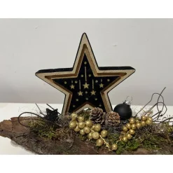 Weihnachtsdeko Weihnachtsgesteck mit Stern