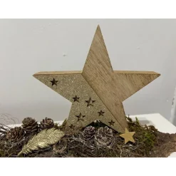 Weihnachtsdeko Weihnachtsgesteck mit Stern