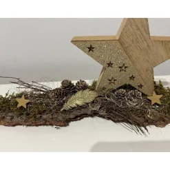 Weihnachtsdeko Weihnachtsgesteck mit Stern