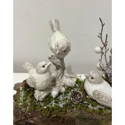 Weihnachtsdeko Weihnachtsgesteck mit Vögel