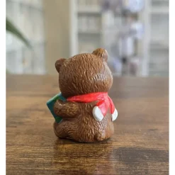 Weihnachtsdekoration aus Keramik - Teddybär -