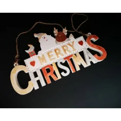 Weihnachtsdekoration, Weihnachtsmann mit Gefährten