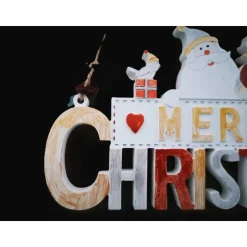 Weihnachtsdekoration, Weihnachtsmann mit Gefährten