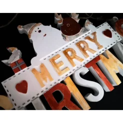 Weihnachtsdekoration, Weihnachtsmann mit Gefährten