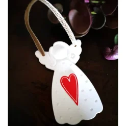 Weihnachtsengel & Schutzengel aus Keramik – Geschenkidee mit Herz