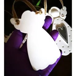 Weihnachtsengel & Schutzengel aus Keramik – Geschenkidee mit Herz