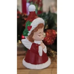 Weihnachtsengel aus Keramik - Sammelfiguren - Handbemalt