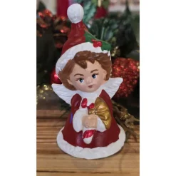 Weihnachtsengel aus Keramik - Sammelfiguren - Handbemalt