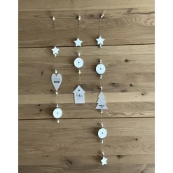 Weihnachtsgirlanden Set aus Papier – Schlichte Deko für Fenster, Türen & Wände