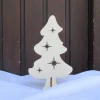 Weihnachts-Glitzerbäumchen aus Holz, Tannenbaum, Dekobaum, Weihnachtsbaum