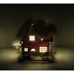 Weihnachtshäuschen mit LED-Beleuchtung