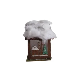 Weihnachtshäuschen mit LED-Beleuchtung