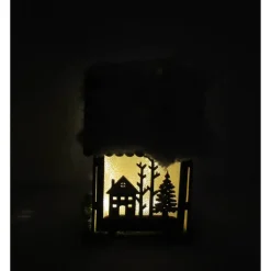 Weihnachtshäuschen mit LED-Beleuchtung
