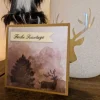 Weihnachtskarte - Frohe Feiertage - Hirsch und Baum