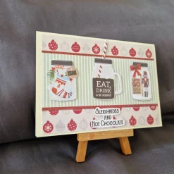 Weihnachtskarte - Weihnachten - Hot Chocolate - Weihnachtsgläser - Weihnachtsfest - Weihnachtsgeschenk