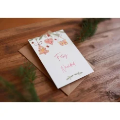 Weihnachtskarte | Weihnachtspost | Weihnachtsgruß | Feliz Navidad | aus Naturpapier | DIN A6 | Grußkarten