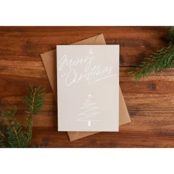 Weihnachtskarte | Weihnachtspost | Weihnachtsgruß | Merry Christmas | aus Naturpapier | DIN A6 | Grußkarten