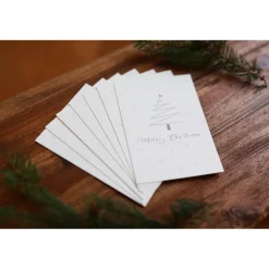 Weihnachtskarte | Weihnachtspost | Weihnachtsgruß | Weihnachtsbaum | aus Naturpapier | DIN A6 | Kuvert | Grußkarten
