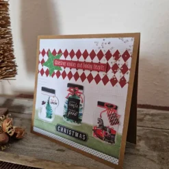 Weihnachtskarte - Weihnachtsgläser - Christmas